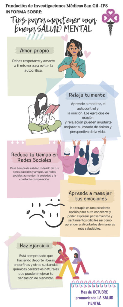 Tips para mantener la salud mental